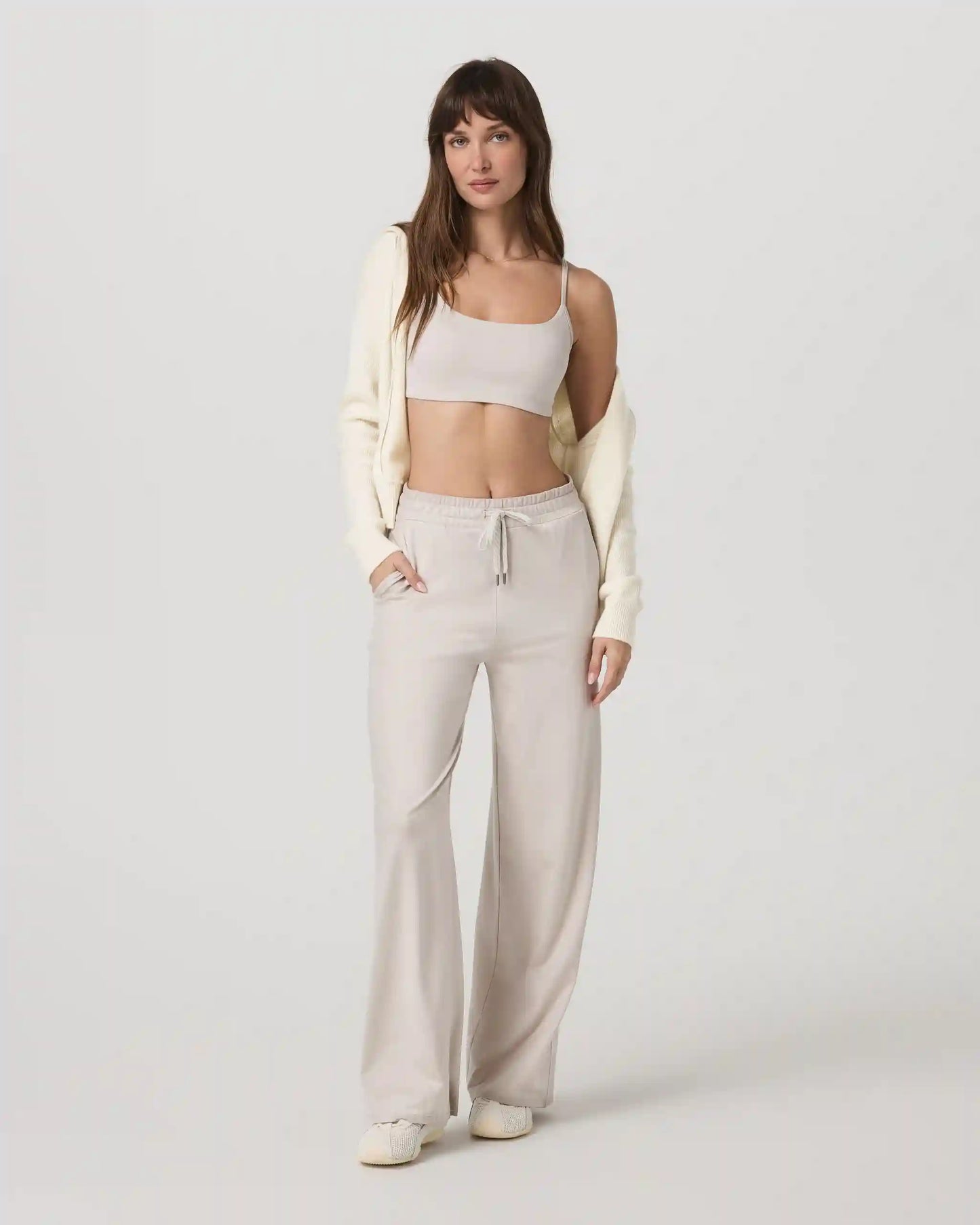 Halo Essential Bra | Ecru Heather