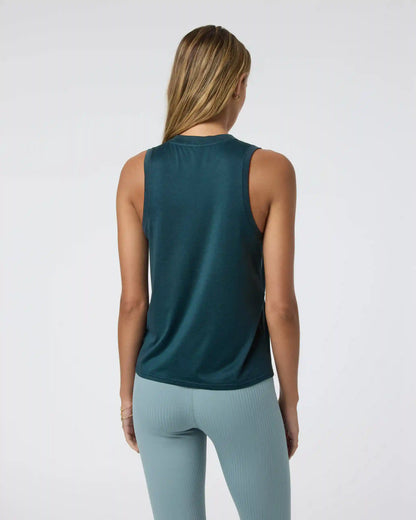 Energy Top Long | Moss Heather