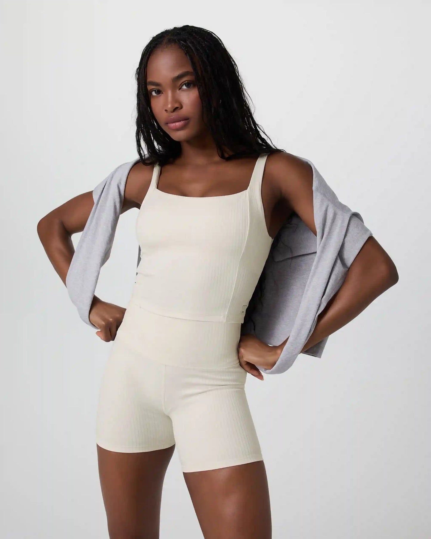 Inversion Rib Support Tank | Marshmallow