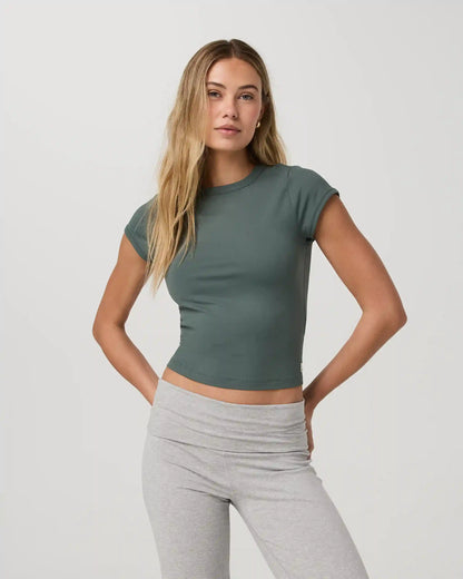 Halo Baby Tee | Agate Green