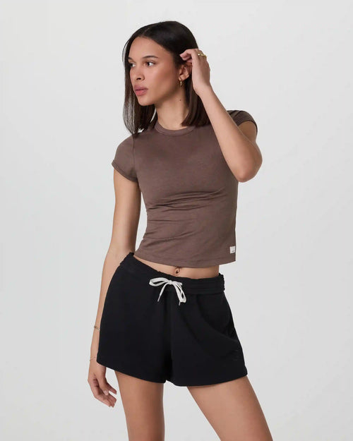 Halo Baby Tee | Chocolate Milk Heather