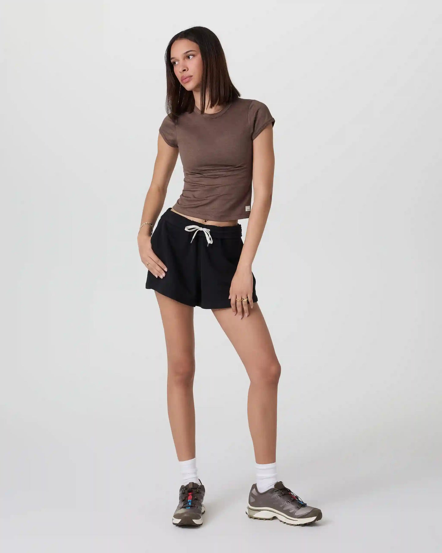 Halo Baby Tee | Chocolate Milk Heather