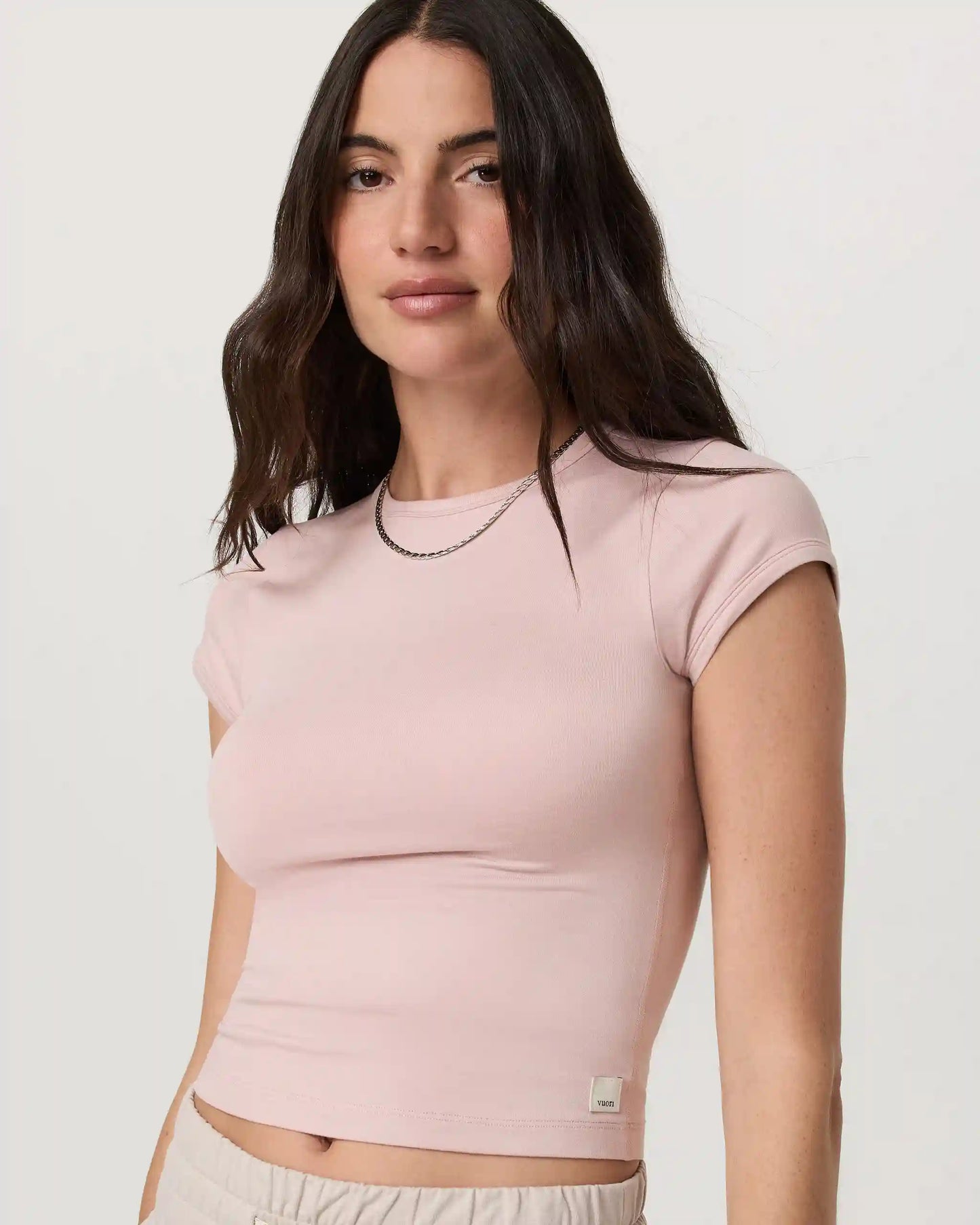 Halo Baby Tee | Vintage Rose Heather