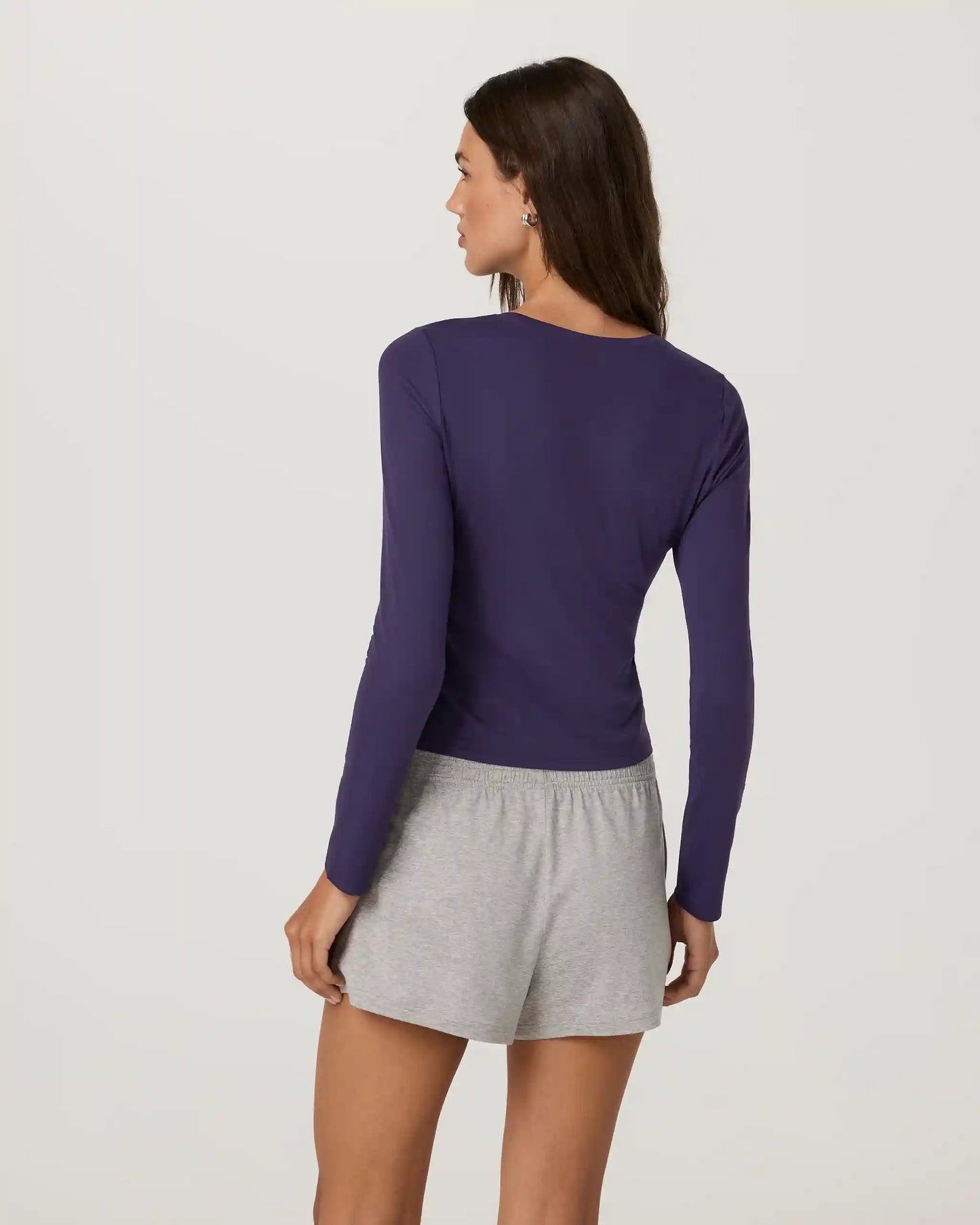 Long Sleeve Halo Essential Scoop | Velvet Violet