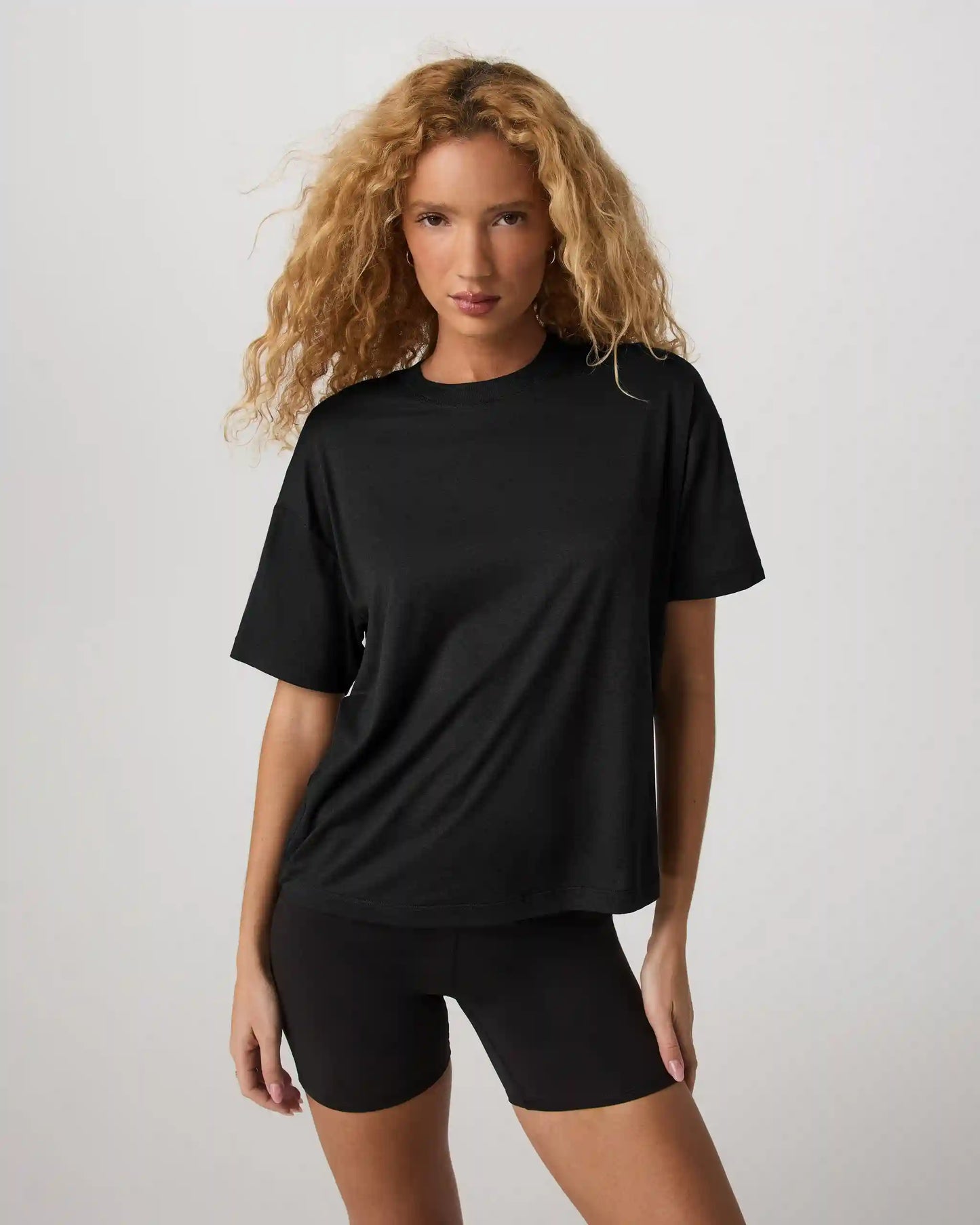 Energy Tee Long | Black Heather