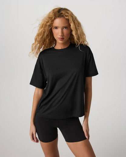 Energy Tee Long | Black Heather