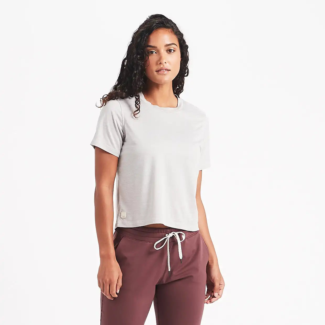 Boyfriend Tee | Light Heather Grey