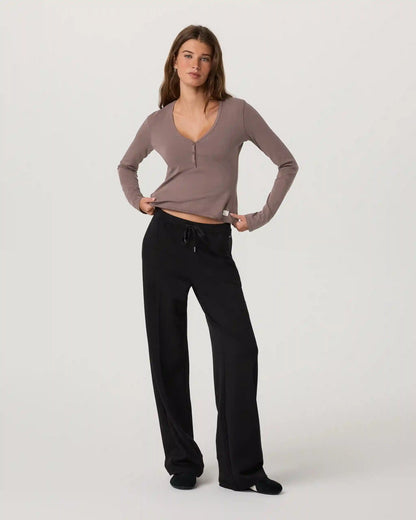 Long Sleeve Tuvalu Henley | Huckleberry