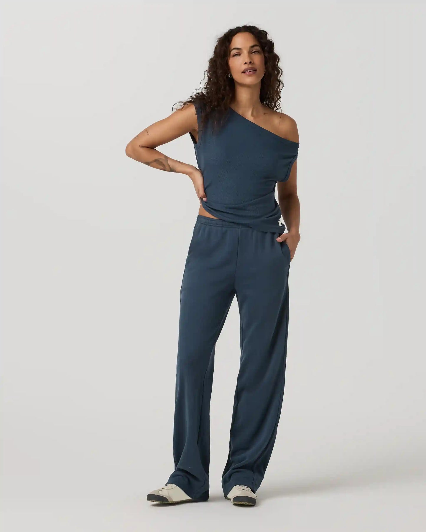 Cove Asymmetric Top | Ocean Blue