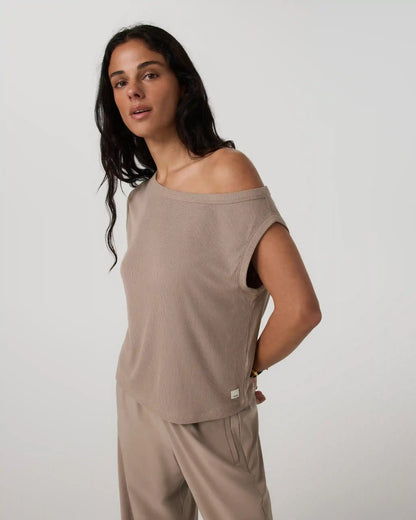 Cove Asymmetric Top | Sorrel Brown