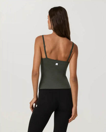 Elevation Square Neck Cami | Army Heather