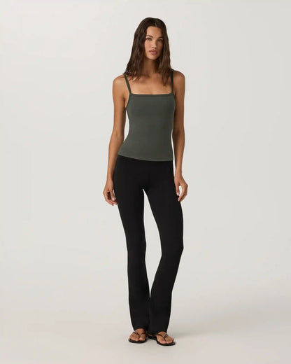Elevation Square Neck Cami | Army Heather