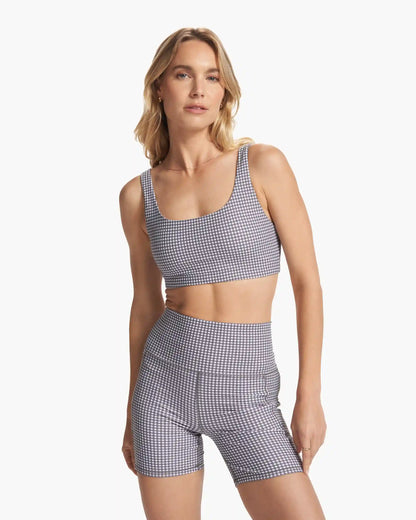Daily Bra | White Gingham Plaid