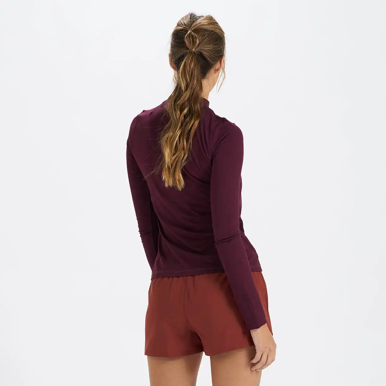 Long-Sleeve Lux Tee | Cerise Heather