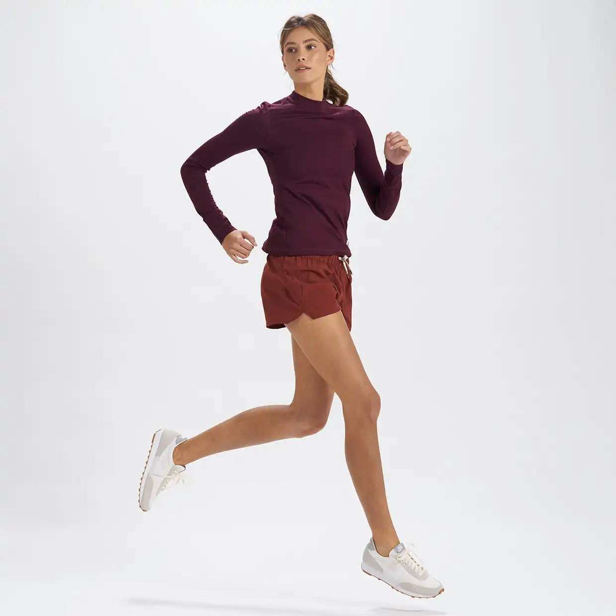 Long-Sleeve Lux Tee | Cerise Heather