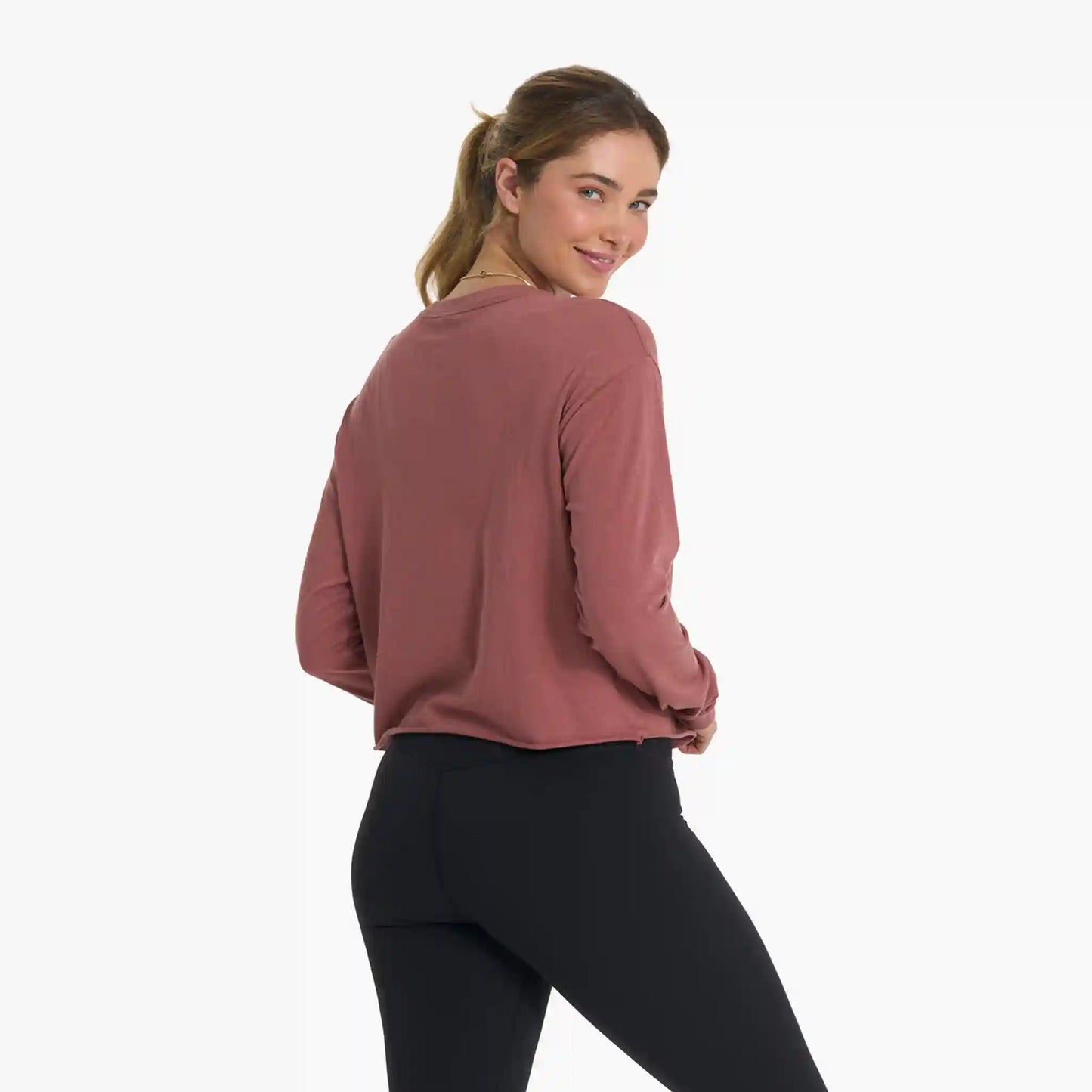 Long-Sleeve Coast Tee | Rosewood
