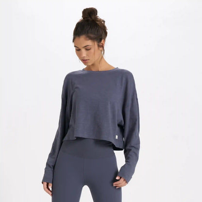 Long-Sleeve Sundown Tee | Azure