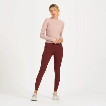 Long-Sleeve Pose Fitted Tee | Dogwood Heather