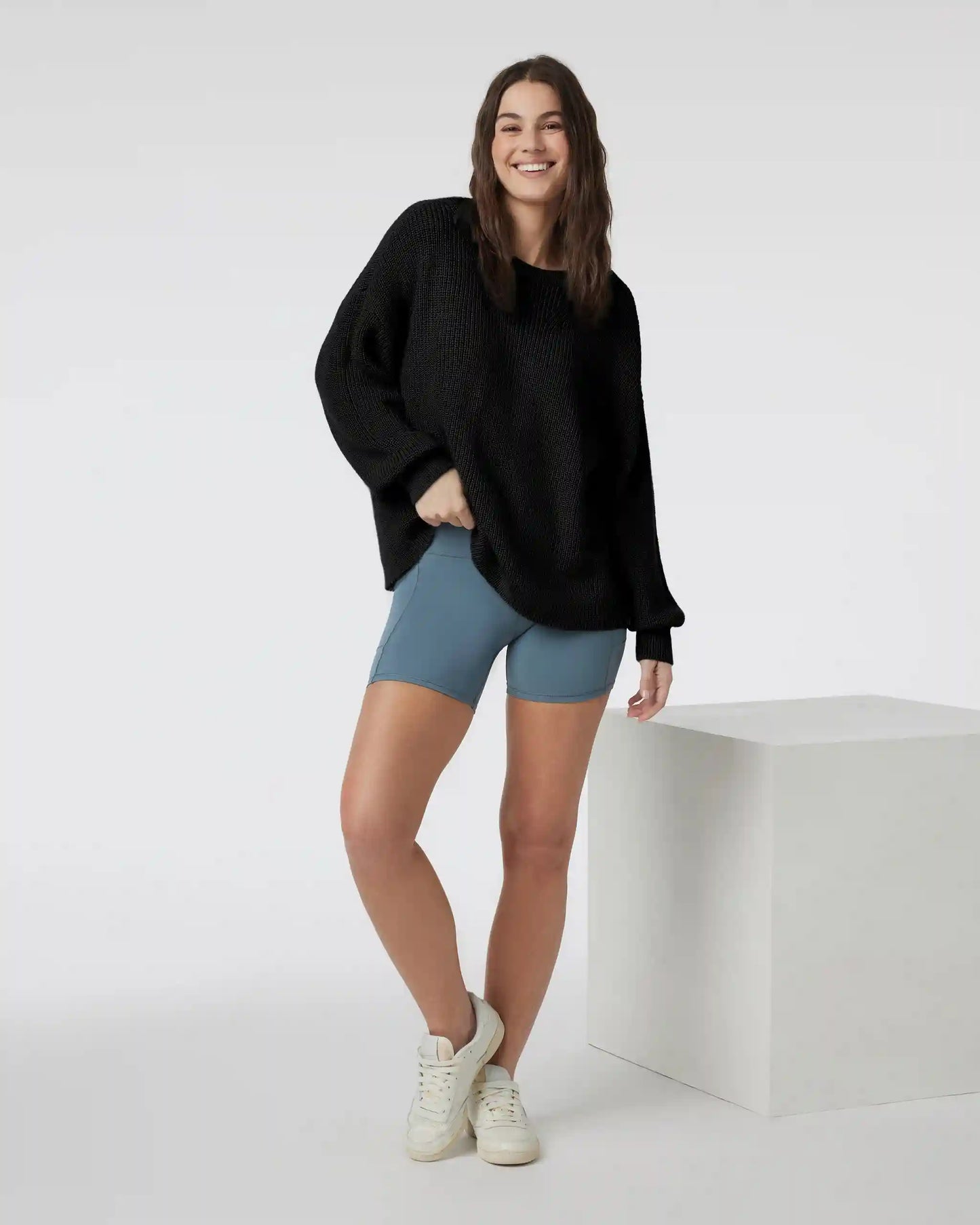 Alps Crew Neck Sweater | Black