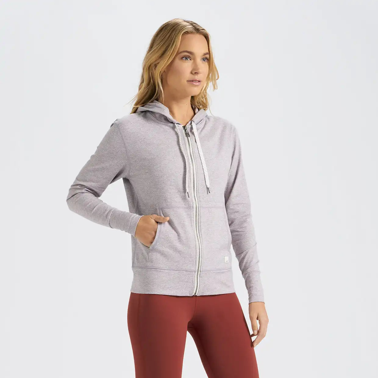 Halo Performance Hoodie | Clay Heather