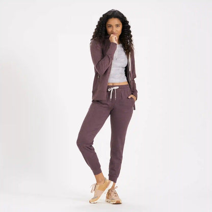 Halo Performance Hoodie | Smoked Plum Heather