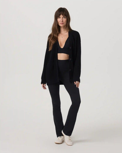 Alps Boyfriend Cardigan | Black