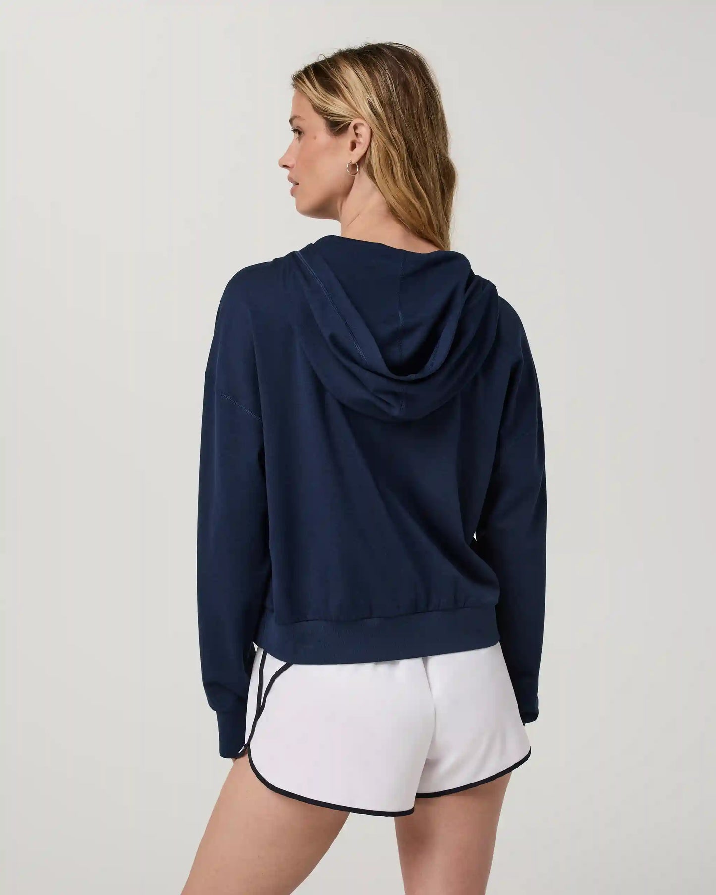 Halo Modern Full Zip Hoodie | Blue Coast Heather