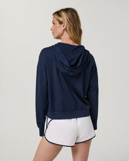 Halo Modern Full Zip Hoodie | Blue Coast Heather
