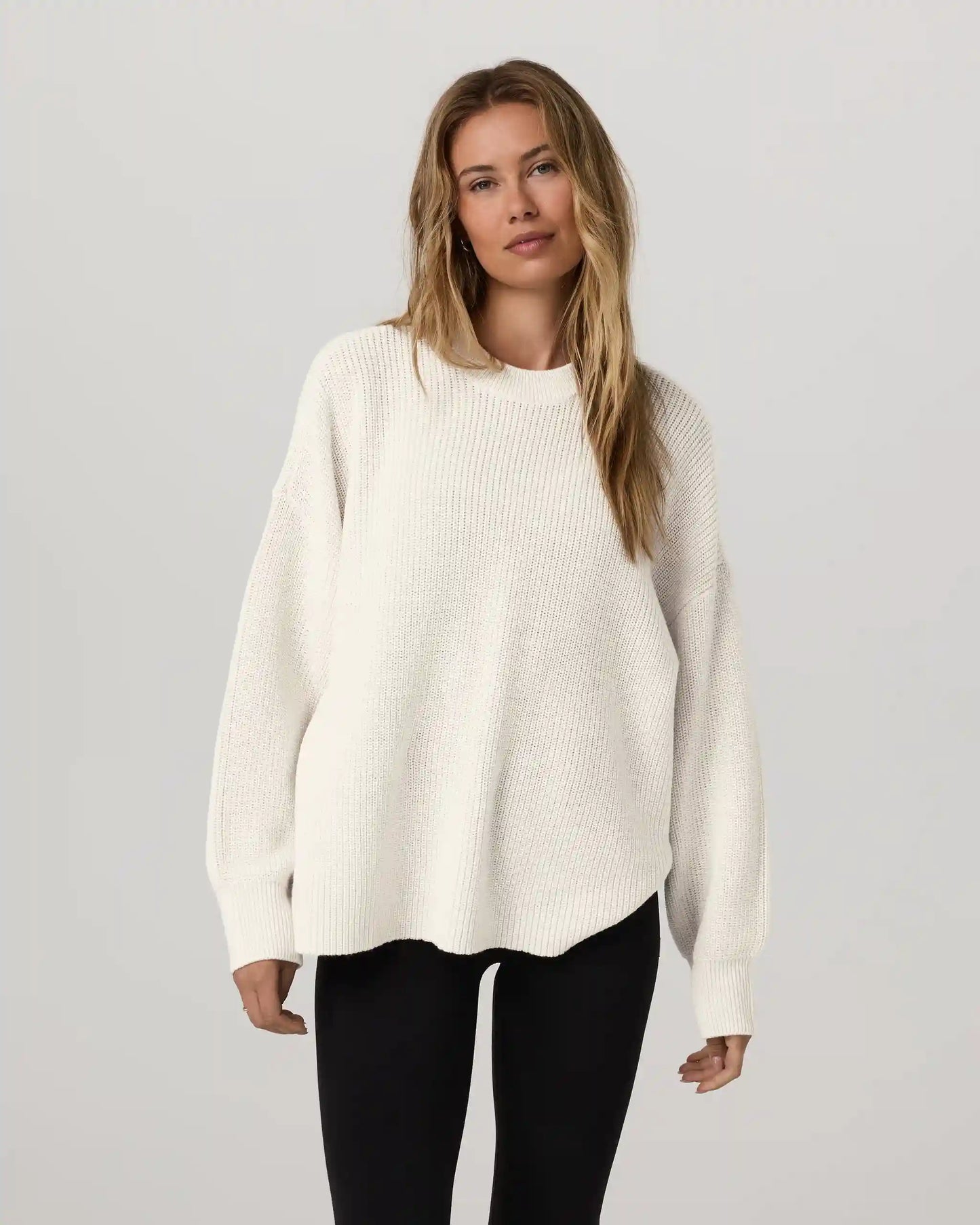 Alps Classic Crew Sweater | Marshmallow