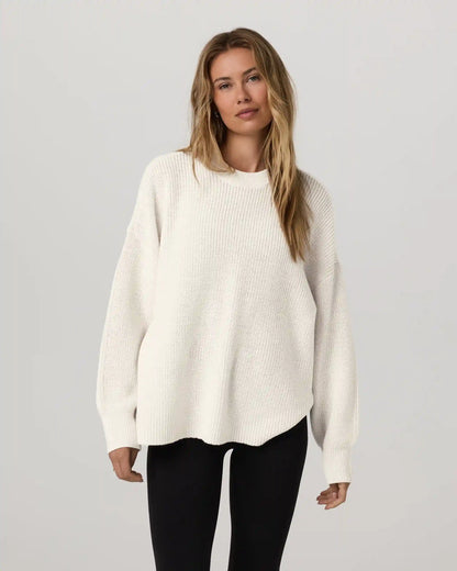 Alps Classic Crew Sweater | Marshmallow