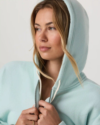 Beach Fleece Zip Up | Spearmint