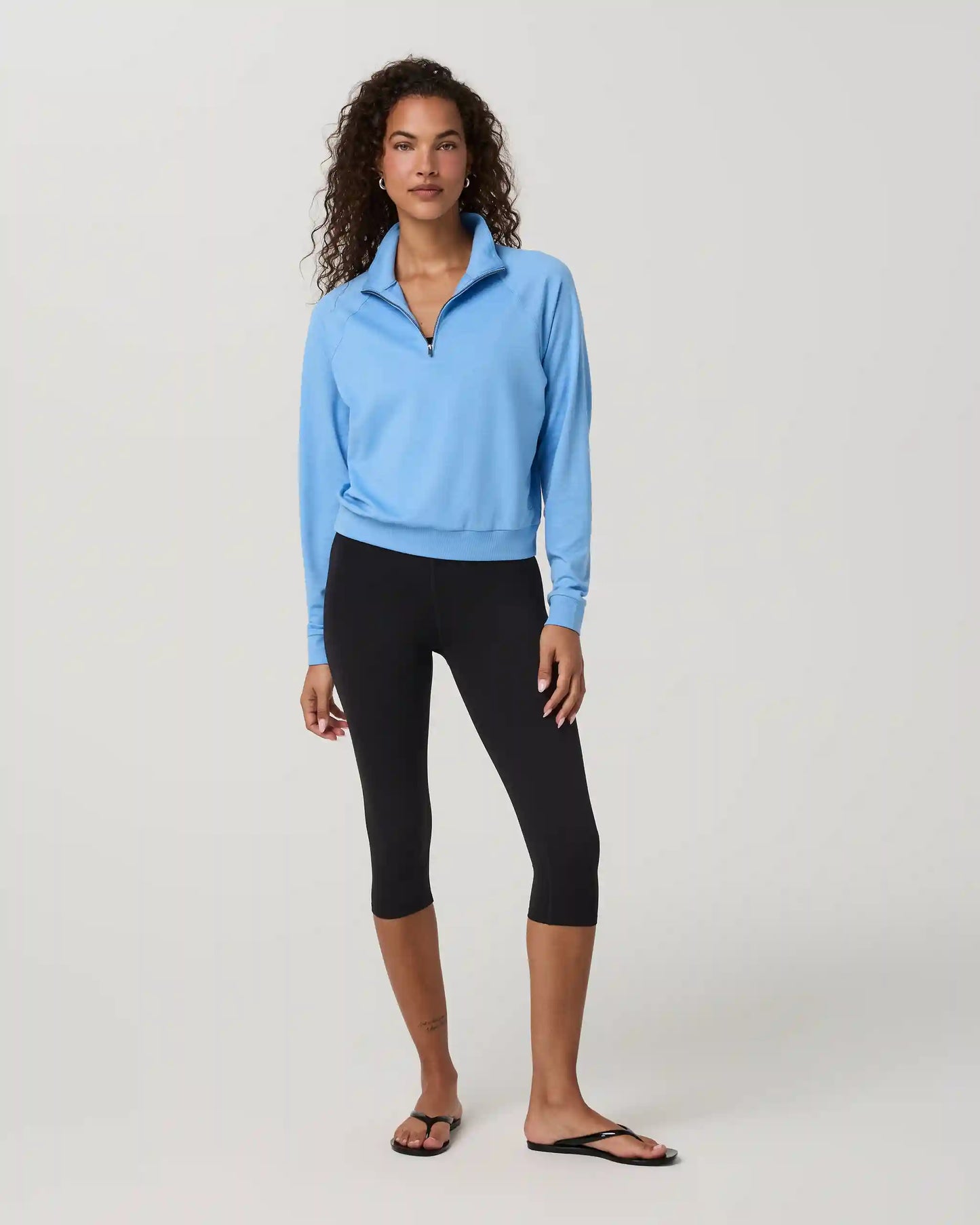 Halo Half Zip | Oasis Blue Heather