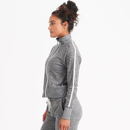 Eclipse Track Jacket | Heather Grey