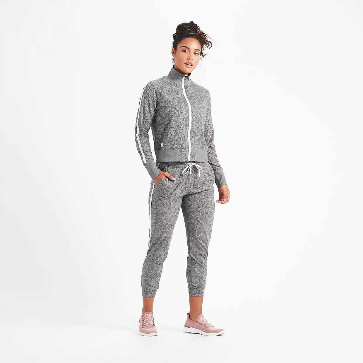 Eclipse Track Jacket | Heather Grey