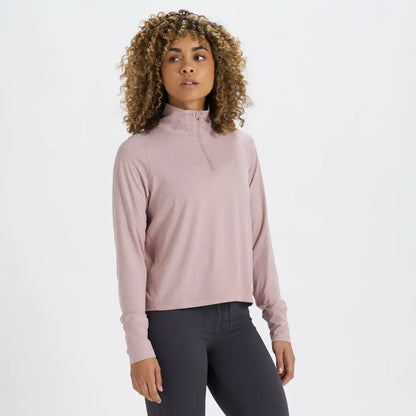 Crescent Half Zip | Dusk Heather