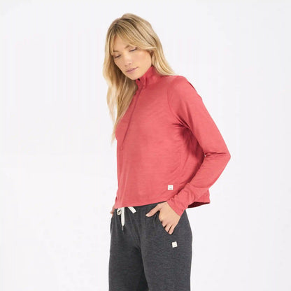 Crescent Half Zip | Sierra Heather