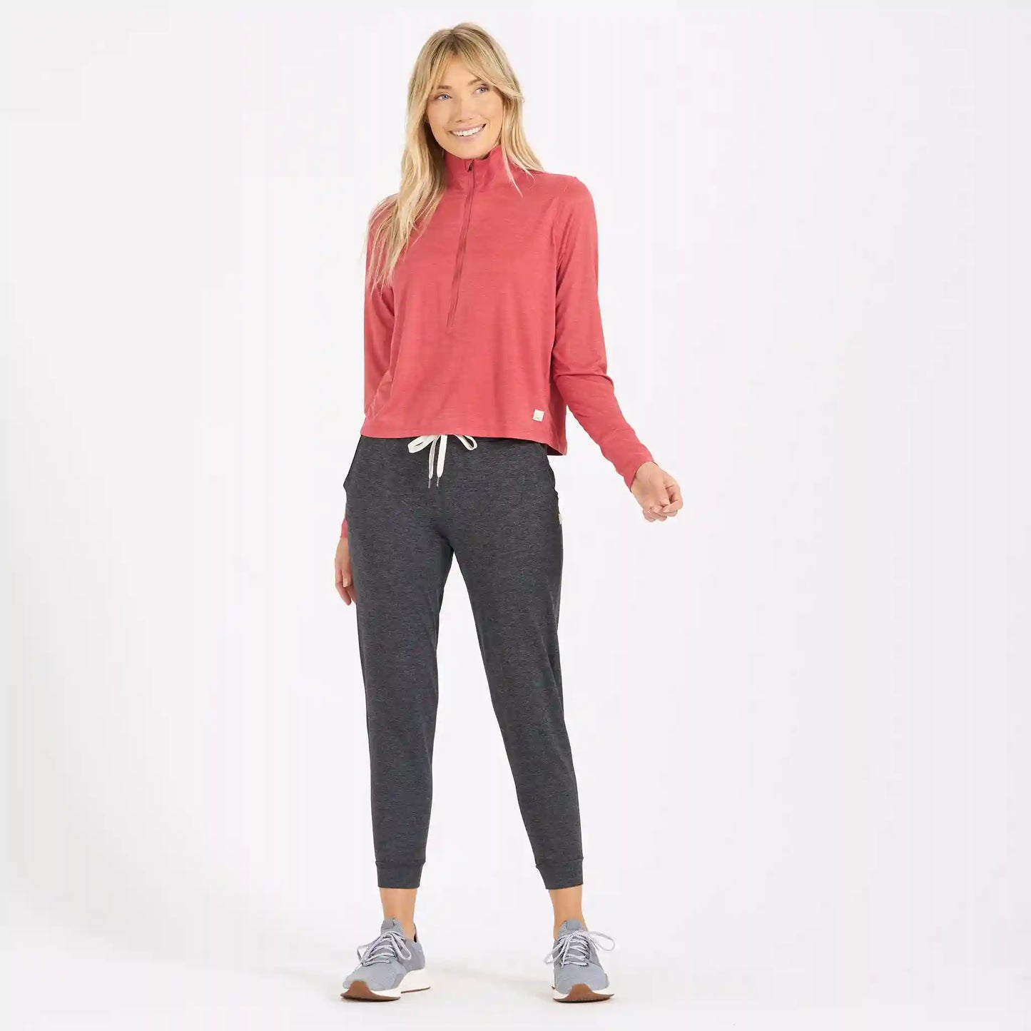 Crescent Half Zip | Sierra Heather
