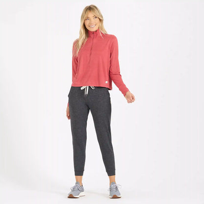 Crescent Half Zip | Sierra Heather