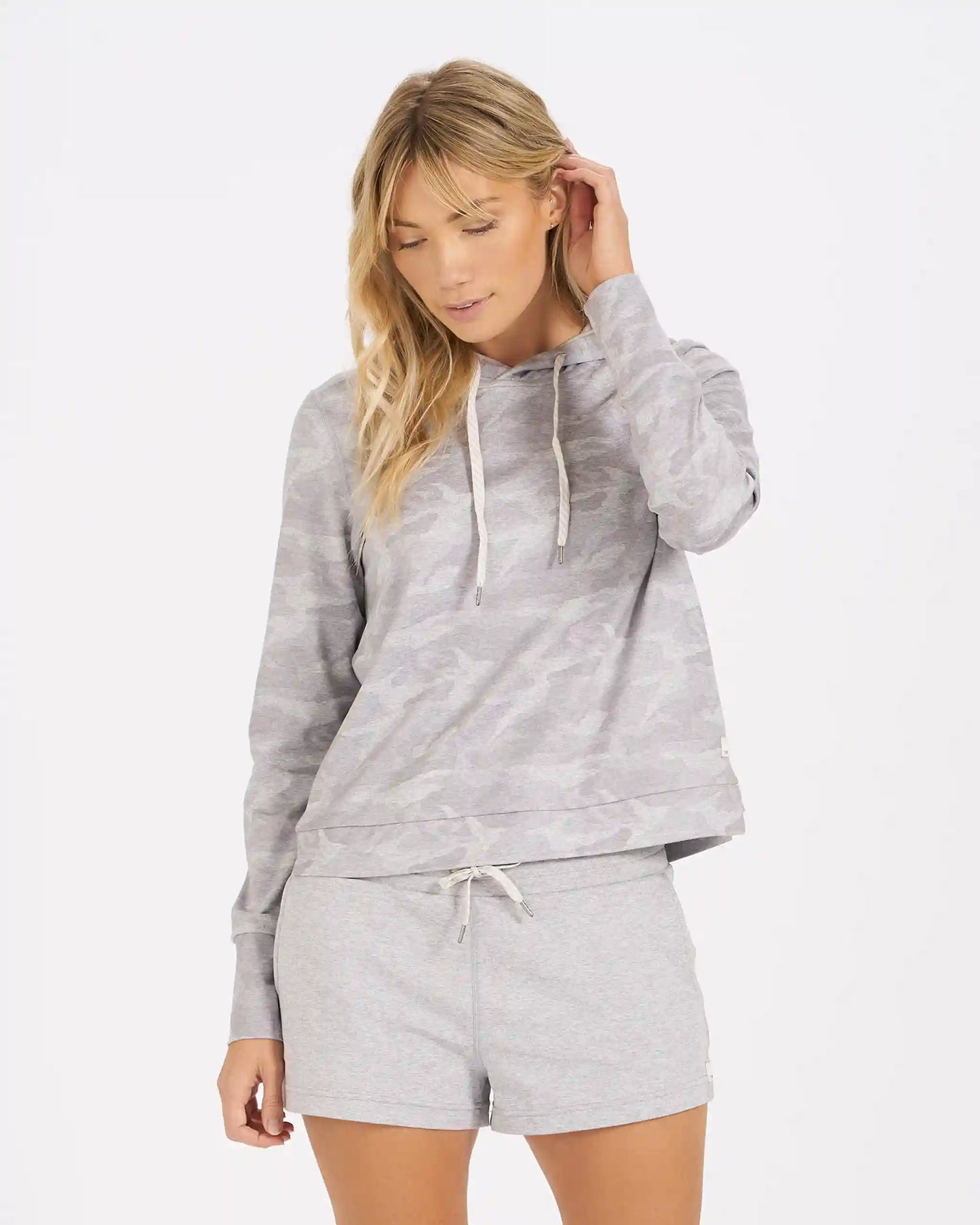 Halo Essential Hoodie | Pale Heather Camo