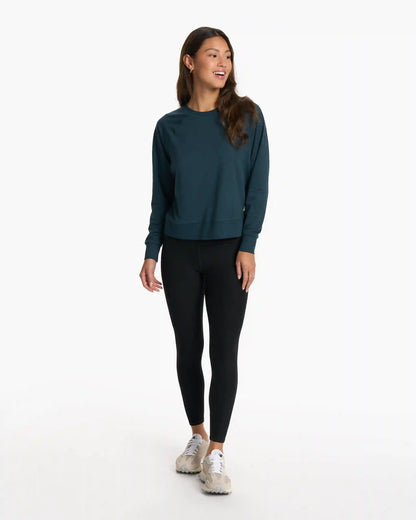Long Sleeve Halo Crew | Beryl Heather
