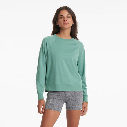 Long-Sleeve Halo Crew | Celadon Heather