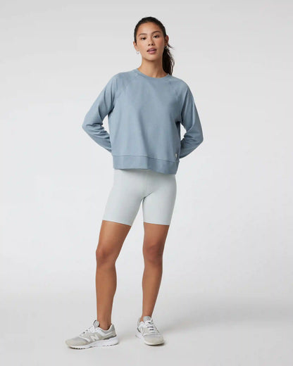 Long Sleeve Halo Crew | Flint Heather