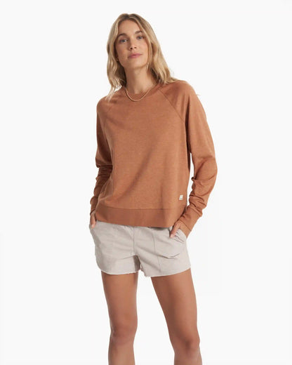 Long Sleeve Halo Crew | Palo Santo Heather