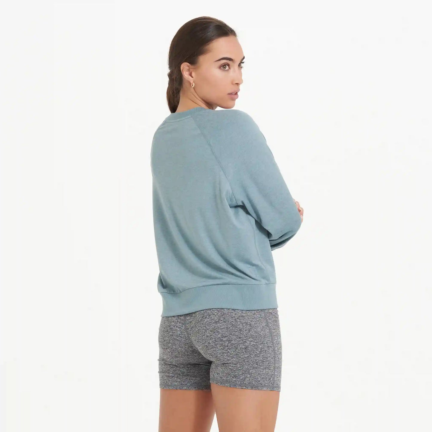 Long-Sleeve Halo Crew | Shade Heather