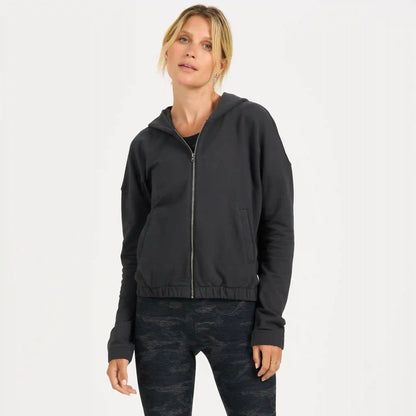 Laguna Zip Hoodie | Charcoal