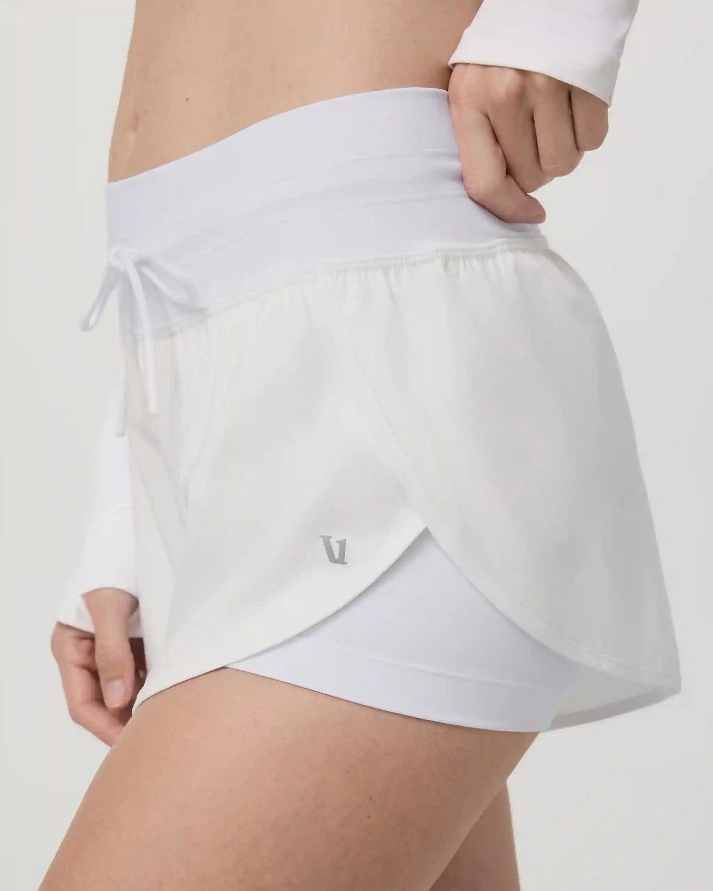 Daily Speed Short 2.5" | White