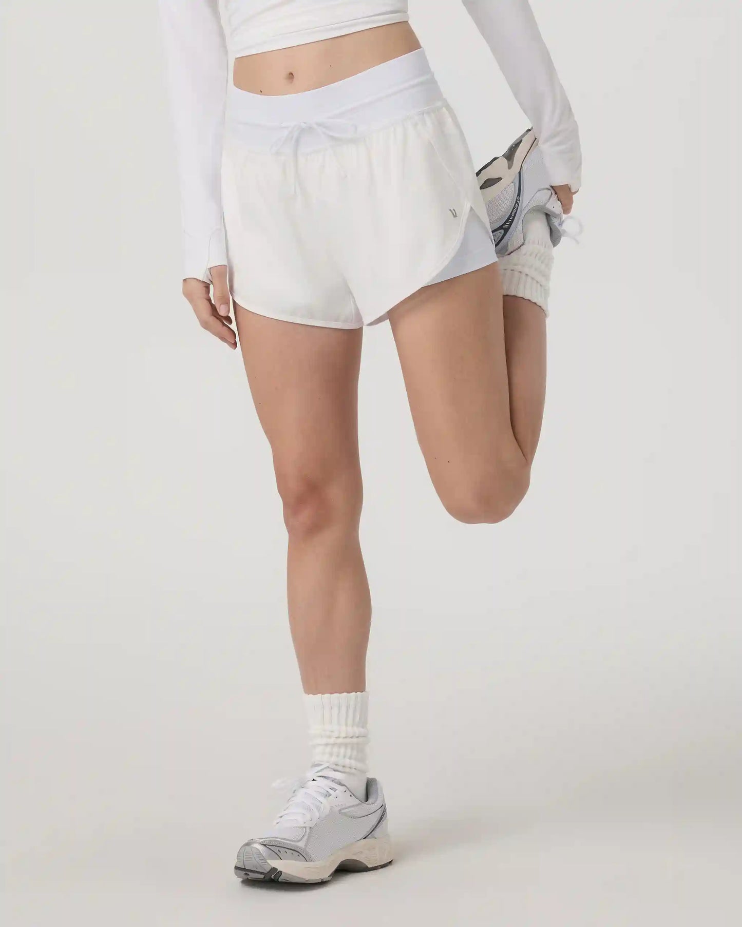 Daily Speed Short 2.5" | White