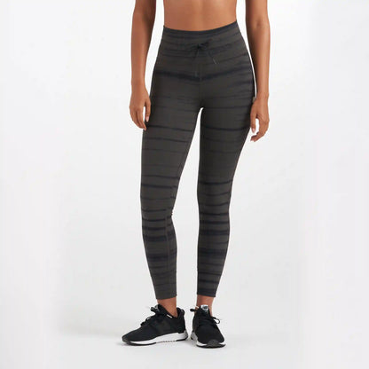 Daily Legging | Dark Oregano Shibori Stripe