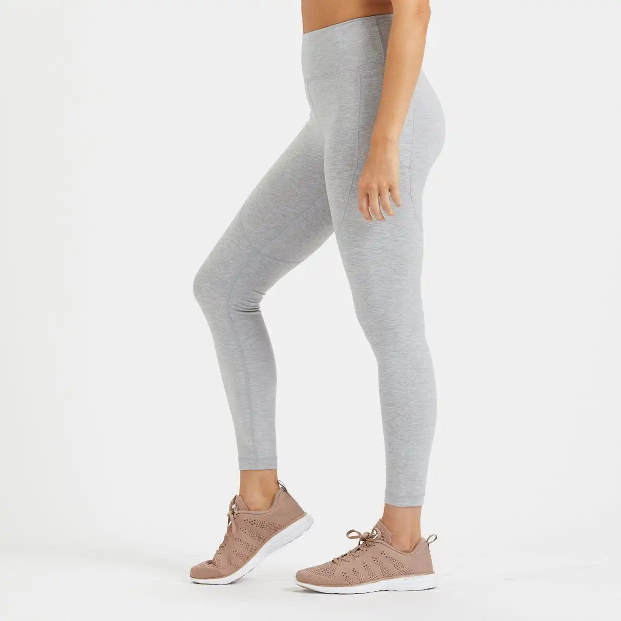 Elevation Performance Legging | Light Heather Grey