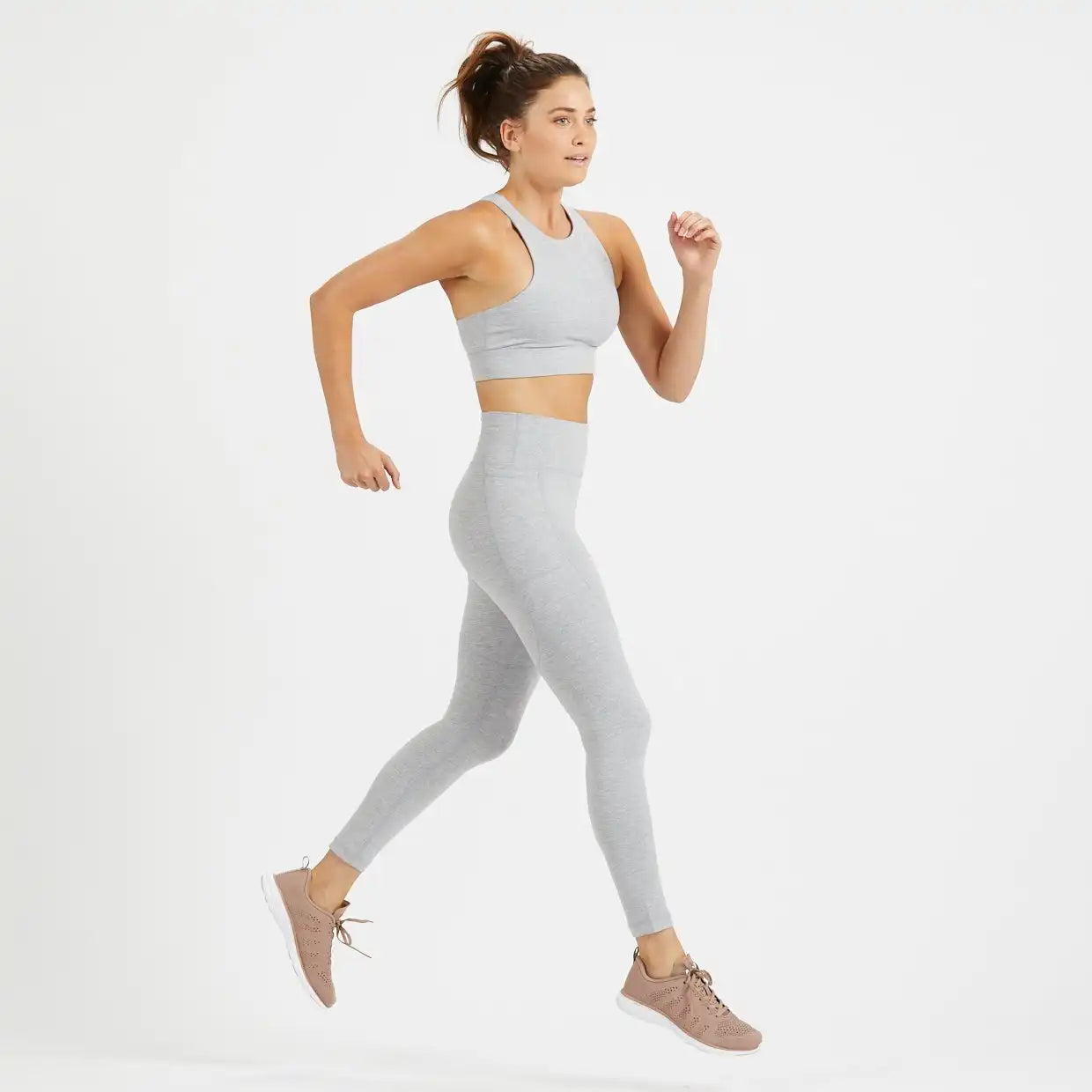 Elevation Performance Legging | Light Heather Grey